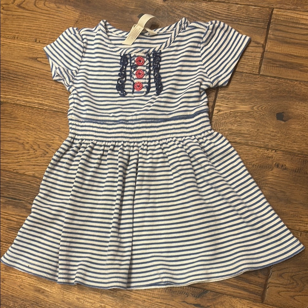 Matilda Jane Striped Navy and White Kids Dress